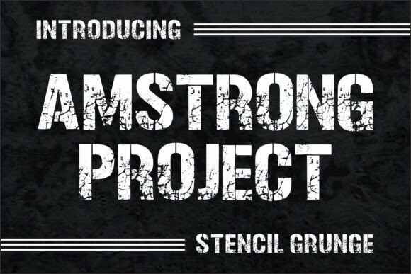 Amstrong Project: A Rugged Display Font for Digital Impact