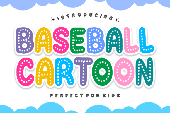 Baseball Cartoon: A Playful Display Font That Earns Its Spot