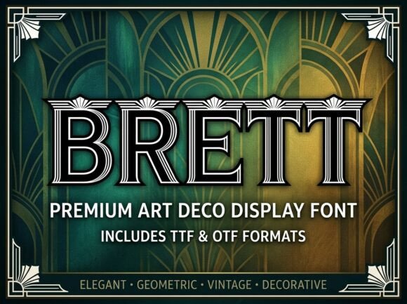 Brett: A Bold Display Font for Digital Brand Moments