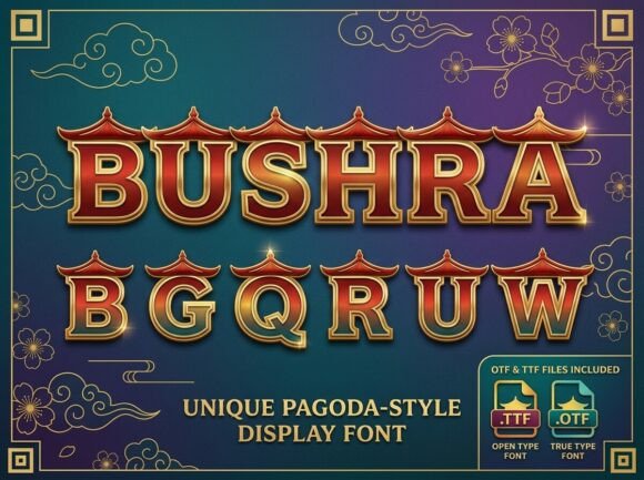 Bushra: A Display Font That Anchors Campaigns in Visual Storytelling