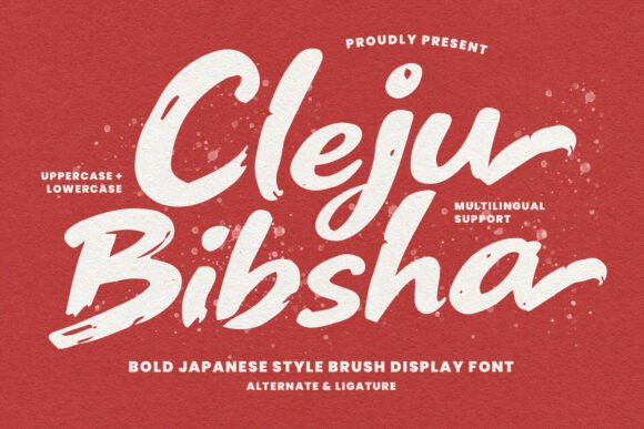 Cleju Bibsha: A Bold, Warm Display Font for Real Brands