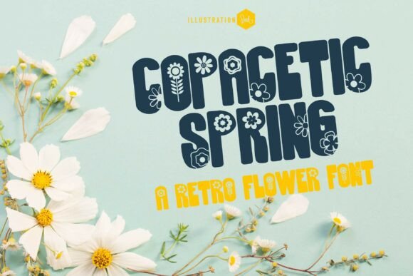 Copacetic Spring Family: A Retro Display Font That Pops on the Web
