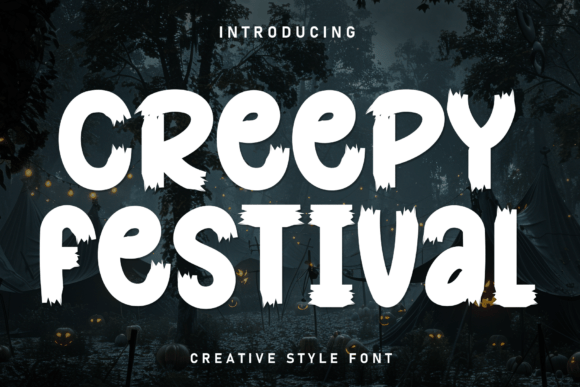 Creepy Festival: A Handwritten Display Font That Feels Human