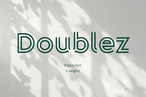 Doublez: A Display Font That Nails Linear Precision