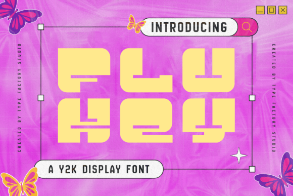 Flukey: A Y2K-Inspired Display Typeface That Pops on the Web