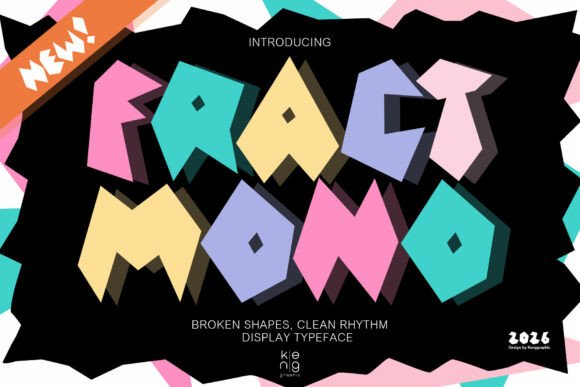 Fract Mono: A Display Typeface That Cuts Through the Feed