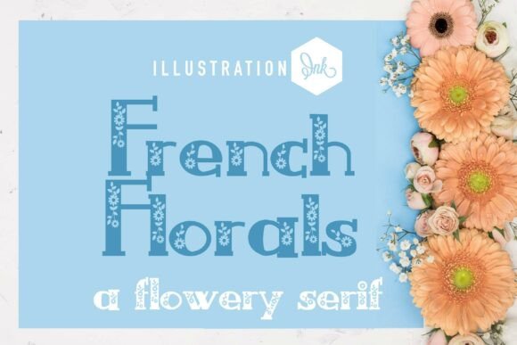 French Florals: A Premium Display Font for Timeless Branding