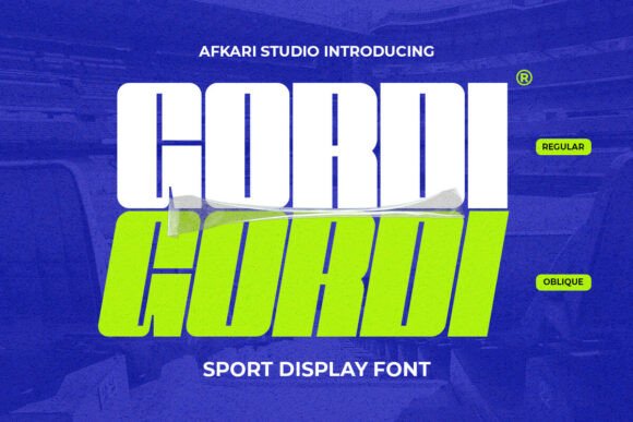 Gordi: A Bold Display Font for Editorial Impact