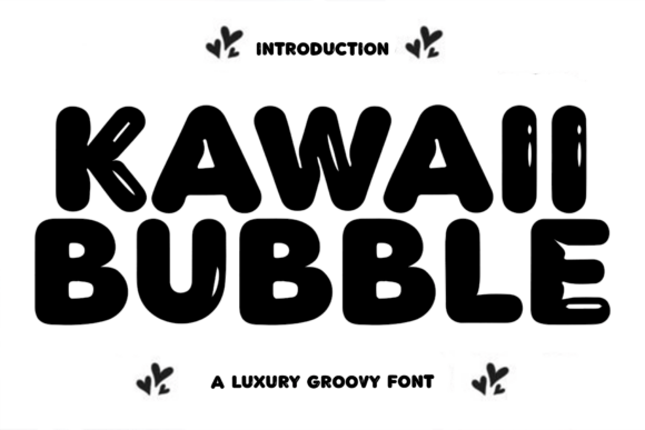 Kawaii Bubble: A Friendly Display Font for Digital Branding