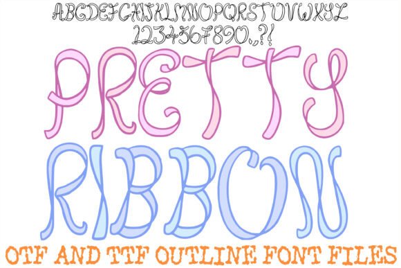 Pretty Ribbon: A Playful Display Font for Warm, Handcrafted Branding
