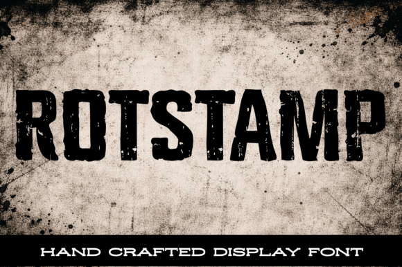 Rotstamp: A Bold Display Font for Campaign Headlines That Stick