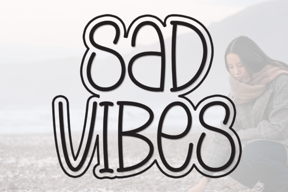 Sad Vibes: A Friendly Handwritten Display Font for Editorial Charm
