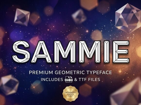Sammie: A Standout Display Font for Campaign Headlines