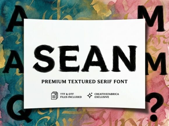 Sean: A Display Font That Makes Your Brand Instantly Memorable