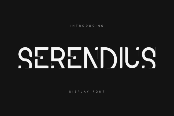 Serendius: A Display Font That Makes Handmade Details Shine
