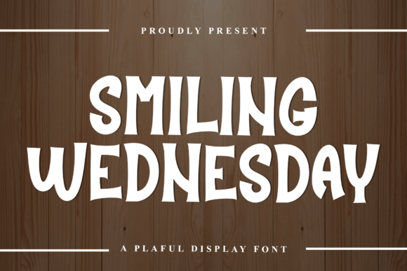 Smiling Wednesday: A Festive Display Font for Scroll-Stopping Campaigns