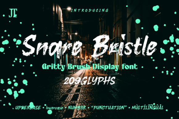 Snare Bristle: A Bold Display Font That Builds Brand Trust