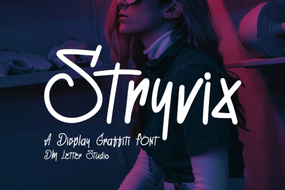 Stryvix: A Bold Graffiti Display Font That Actually Works