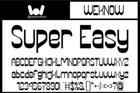 Super Easy: A Liquid-Geometric Display Font That Actually Works