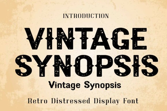 Vintage Synopsis: A Retro Display Font That Actually Works