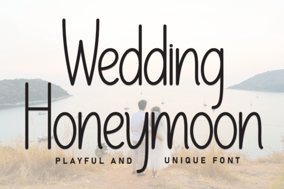 Wedding Honeymoon: A Handwritten Display Font for Editorial Warmth