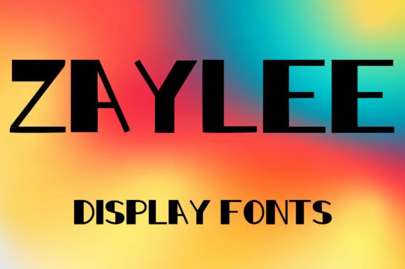 Zaylee: A Bold, Grounded Display Font for Editorial Calm